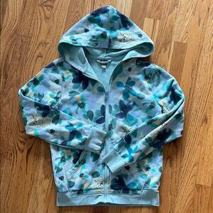 Tea Kids Floral Print Hoodie